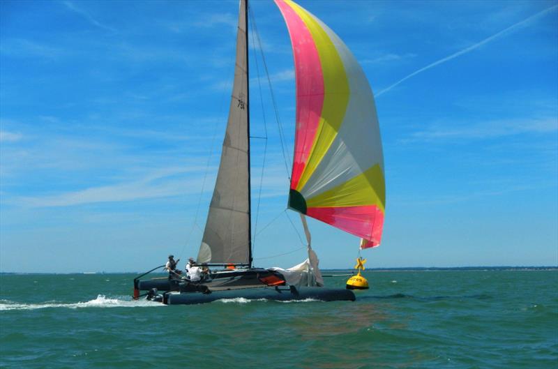 MOCRA National Championship at Bembridge day 2 photo copyright Mike Samuelson taken at Royal Victoria Yacht Club, England and featuring the MOCRA class