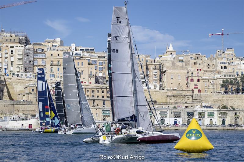 Turbolenta during the 47th Rolex Middle Sea Race photo copyright Rolex / Kurt Arrigo taken at Royal Malta Yacht Club and featuring the MOCRA class