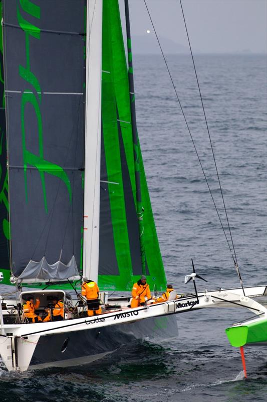 Phaedo3 finishes the Transatlantic Race 2015 photo copyright Rachel Jaspersen taken at  and featuring the MOD70 class