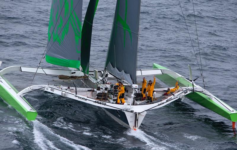 Phaedo3 finishes the Transatlantic Race 2015 photo copyright Rachel Jaspersen taken at  and featuring the MOD70 class