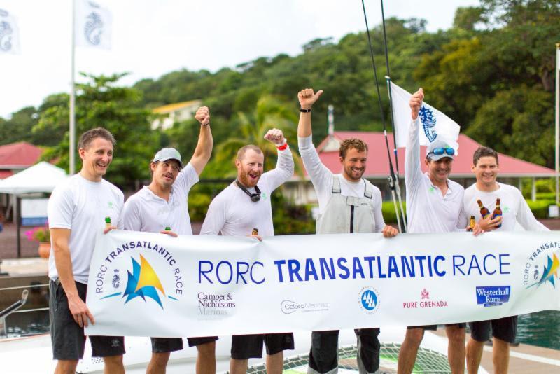 Victorious in Grenada - Team Phaedo, Lloyd Thornburg's MOD70 Phaedo3  photo copyright RORC / Orlando K. Romain taken at  and featuring the MOD70 class