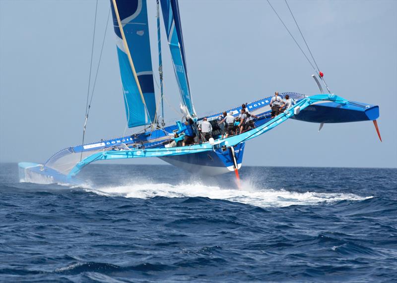 Concise10 during the Mount Gay Round Barbados Race photo copyright Peter Marshall / MGRBR taken at Barbados Cruising Club and featuring the MOD70 class