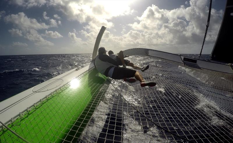 Phaedo3 set the benchmark in the inaugural Amor Mesh Around Redonda Race photo copyright Rachel Jaspersen taken at  and featuring the MOD70 class