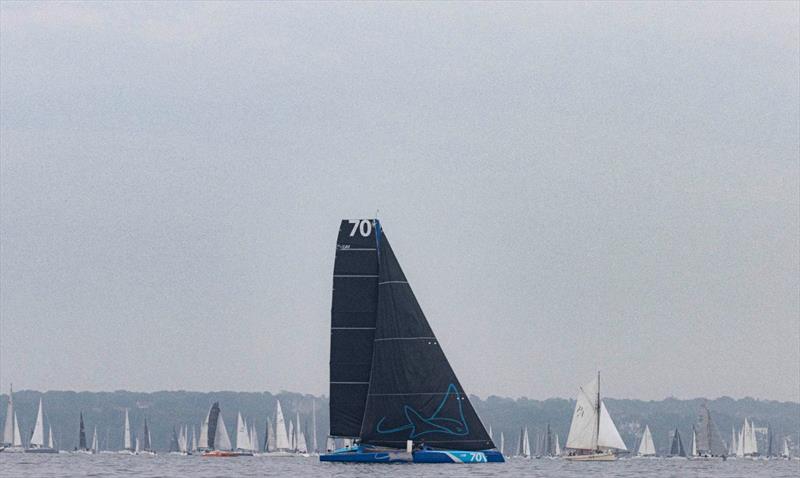 Line honours for PowerPlay in the 90th Round the Island Race - photo © Lloyd Images / www.lloydimages.com