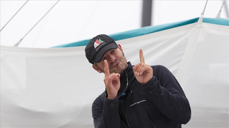 Crossing the finish line of the KRYS OCEAN RACE photo copyright Mark Lloyd / Lloyd Images taken at  and featuring the MOD70 class