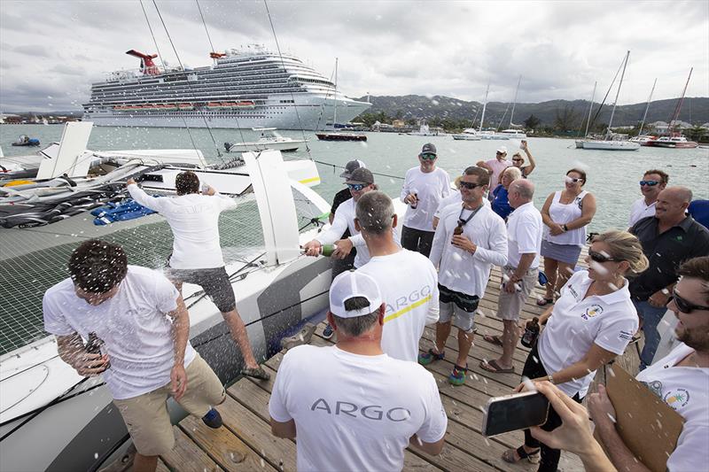 Argo - 2019 Pineapple Cup - Montego Bay Race  photo copyright Edward Downer taken at Storm Trysail Club and featuring the MOD70 class