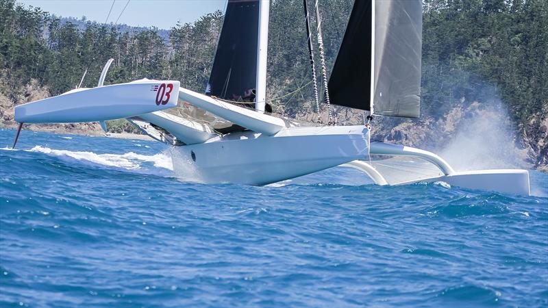 Beau Geste - Day 4 - Hamilton Island Race Week, August 22, 2019 photo copyright Richard Gladwell taken at Hamilton Island Yacht Club and featuring the MOD70 class