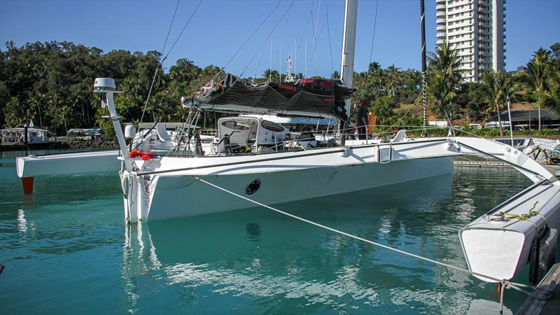 The MOD 70 has three rudders - Beau Geste - Day 5 - Hamilton Island Race Week, August 23, 2019 - photo © Richard Gladwell