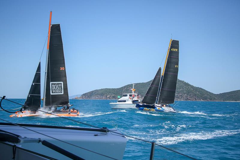 Extreme 40's - Start Race 1- Beau Geste - Day 5 - Hamilton Island Race Week, August 23, 2019 photo copyright Richard Gladwell taken at Hamilton Island Yacht Club and featuring the MOD70 class