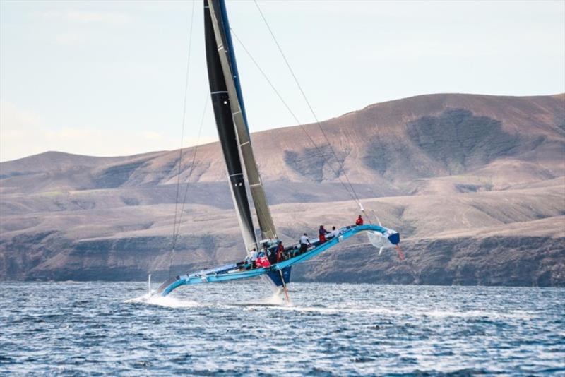 The race attracts a diverse fleet and includes superfast MOCRAs such as the MOD70 Powerplay photo copyright James Mitchell / Calero Marinas taken at Royal Ocean Racing Club and featuring the MOD70 class