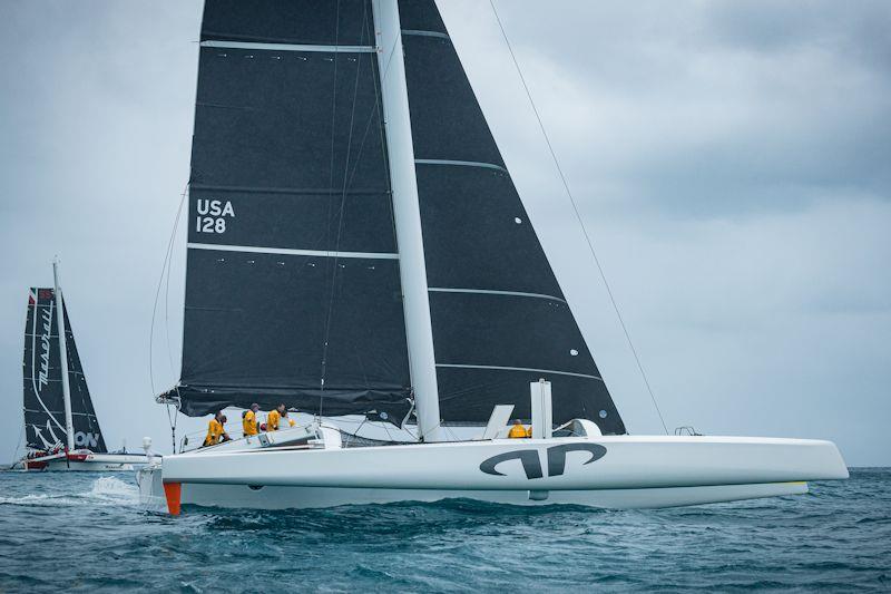 Argo in the Caribbean Multihull Challenge photo copyright Laurens Morel / www.saltycolours.com taken at Sint Maarten Yacht Club and featuring the MOD70 class