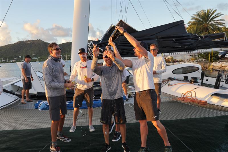 Celebrations on Argo - RORC Caribbean 600 - photo © Arthur Daniel / RORC