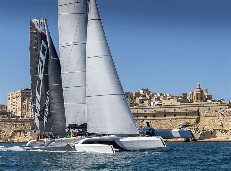 Rolex Middle Sea Race photo copyright Kurt Arrigo taken at Royal Malta Yacht Club and featuring the MOD70 class