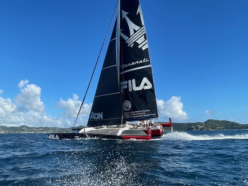 FILA - Maserati Multi70 - RORC Transatlantic Race - photo © FILA