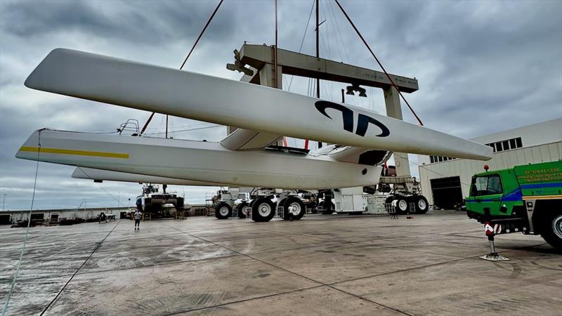 Argo lifted out at Marina Lanzarote - photo © Team Argo