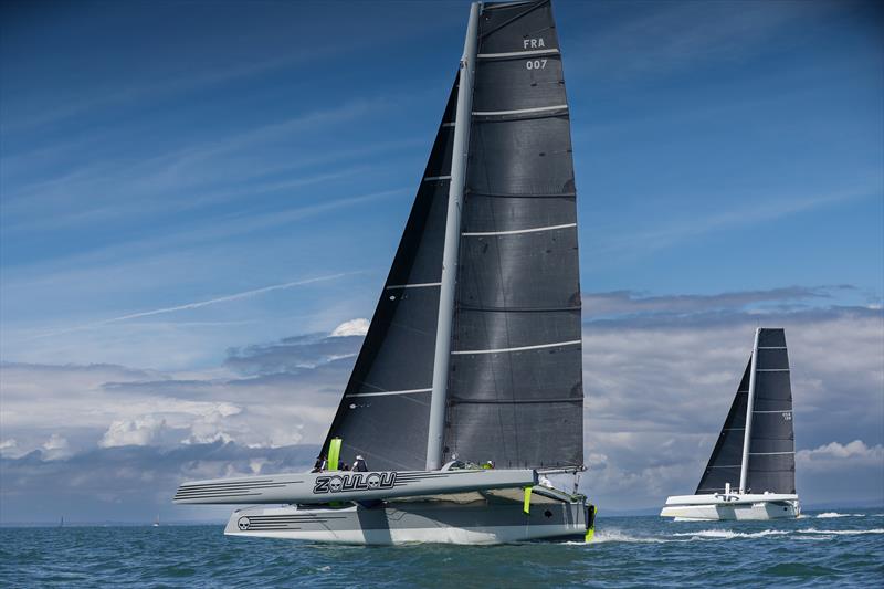 MOD70 Zoulou photo copyright Paul Wyeth / www.pwpictures.com taken at Royal Ocean Racing Club and featuring the MOD70 class