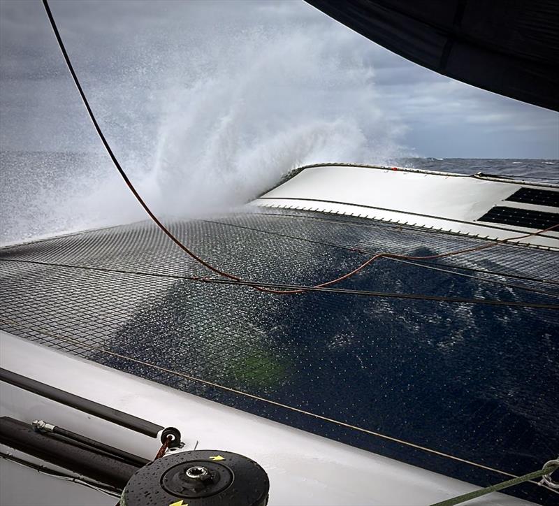 From on board MOD70 Argo - 2026 RORC Transatlantic Race day 4 - photo © Pete Cumming / Argonauts