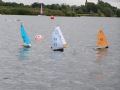 Action from the Footy open at Cotswold Model Yacht Club © Karen Collyer