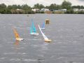 Action from the Footy open at Cotswold Model Yacht Club © Karen Collyer