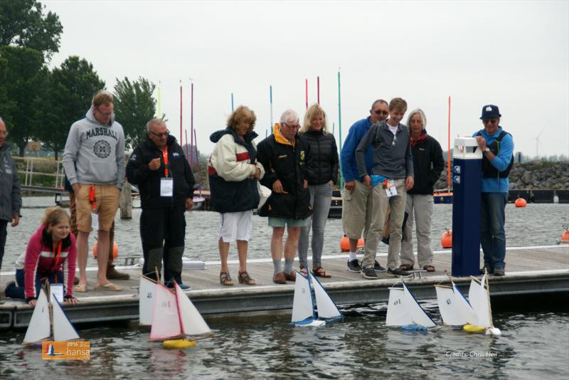 2016 Hansa Worlds day 4 photo copyright Chris Heil taken at Regatta Center Medemblik and featuring the Model Yachting class