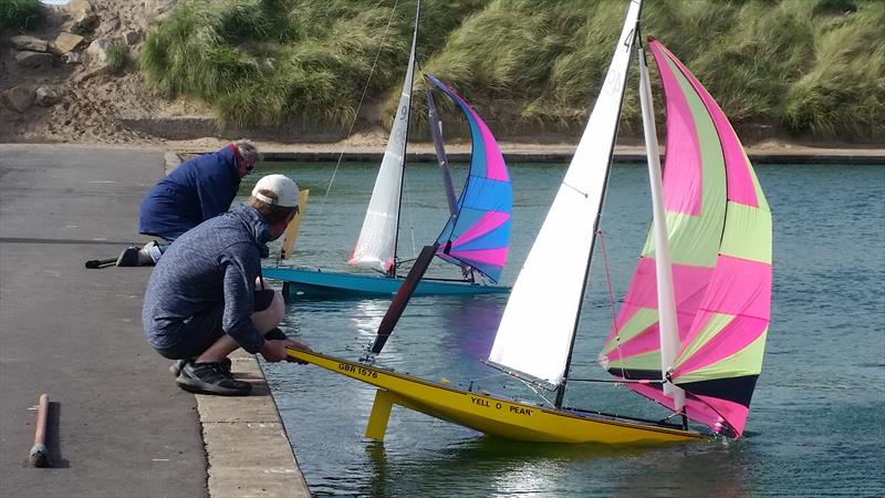 UK (Vane) A-Class Championship at Fleetwood photo copyright John Taylor taken at Fleetwood Model Yacht Club and featuring the Model Yachting class