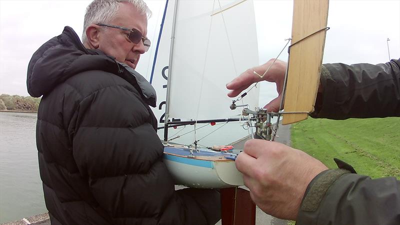 Vane sailing Beesley Cup at Fleetwood photo copyright Tony Wilson taken at Fleetwood Model Yacht Club and featuring the Model Yachting class