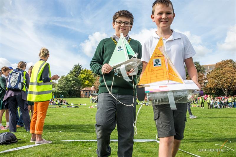 Queen Mary Sailing Club's 'The Plastic Bottle Boat Challenge' - photo © Alex Irwin / www.sportography.tv