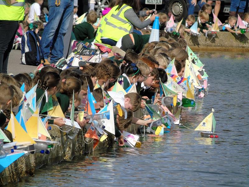 Queen Mary Sailing Club's 'The Plastic Bottle Boat Challenge' photo copyright Alex Irwin / www.sportography.tv taken at Queen Mary Sailing Club and featuring the Model Yachting class