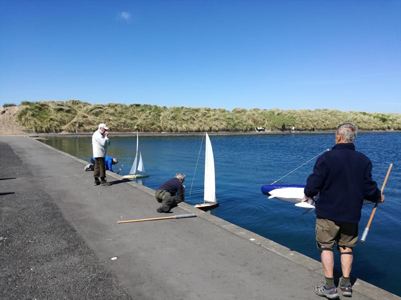 Marblehead Vane Boats at Fleetwood photo copyright David Foster taken at Fleetwood Model Yacht Club and featuring the Model Yachting class