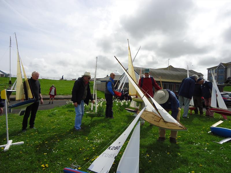 Marblehead Vane Boats at Fleetwood photo copyright Tony Wilson taken at Fleetwood Model Yacht Club and featuring the Model Yachting class