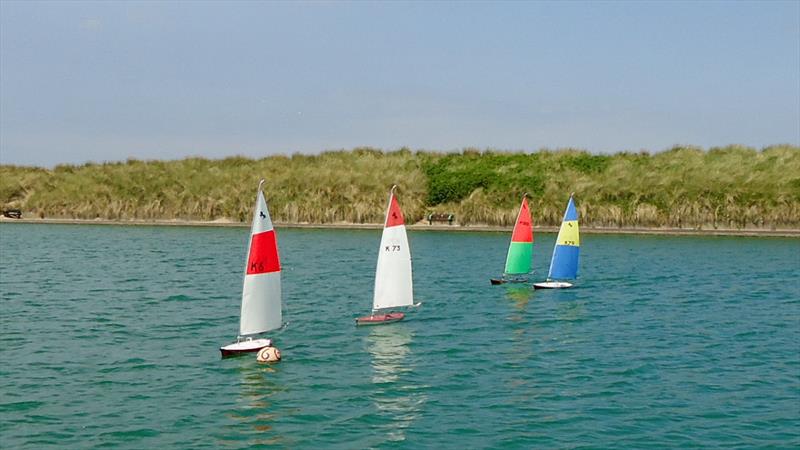 Mustangs and RC Lasers at Fleetwood photo copyright Tony Wilson taken at Fleetwood Model Yacht Club and featuring the Model Yachting class