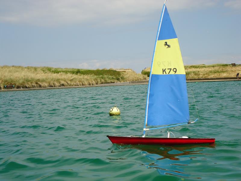 Mustangs and RC Lasers at Fleetwood photo copyright Tony Wilson taken at Fleetwood Model Yacht Club and featuring the Model Yachting class