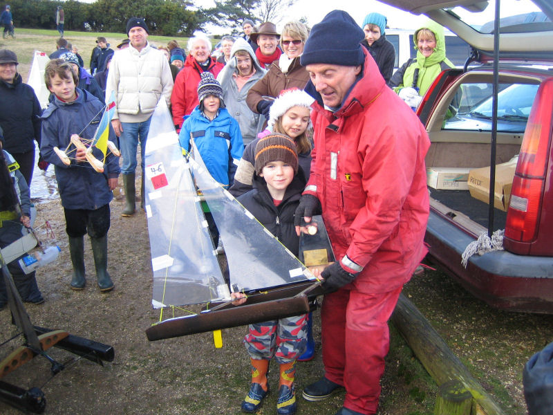 George Russell wins the multihulls (for the Seahorse Trophy) during the 2009 Setley Cup photo copyright Michael Derrick taken at  and featuring the Model Yachting class