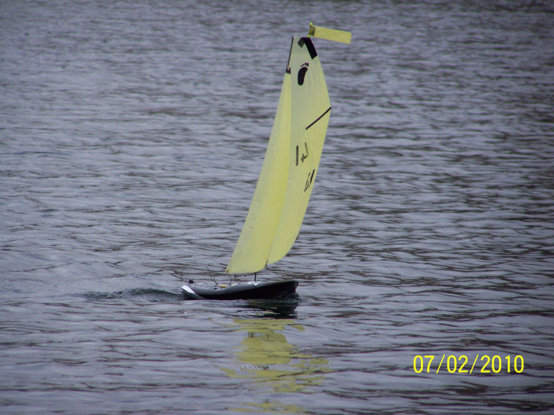 Fred’s Big Toephy at Abby Meads Lake photo copyright Roger Stollery taken at Guildford Model Yacht Club and featuring the Model Yachting class