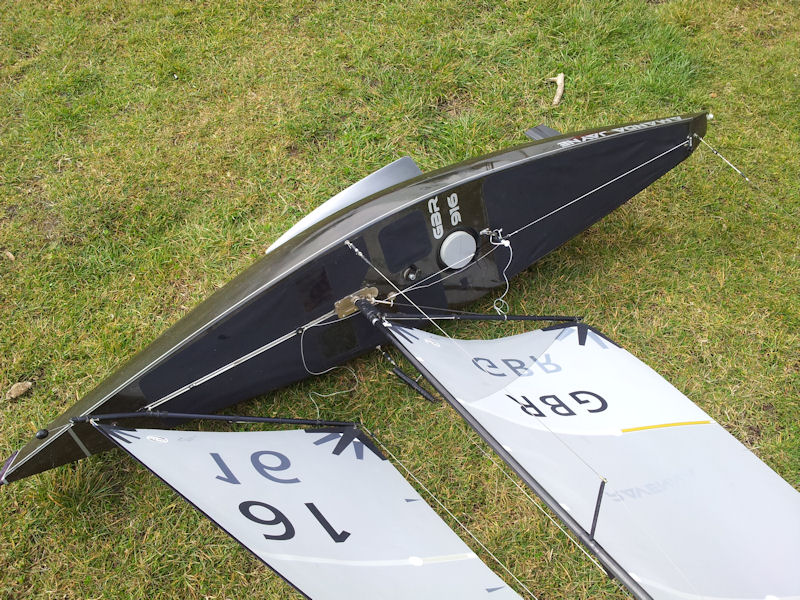 Gordon Allison's Ravenna design at the Scottish District R6 Meter Championship photo copyright Gordon Allison taken at Paisley Model Yacht Club and featuring the Model Yachting class