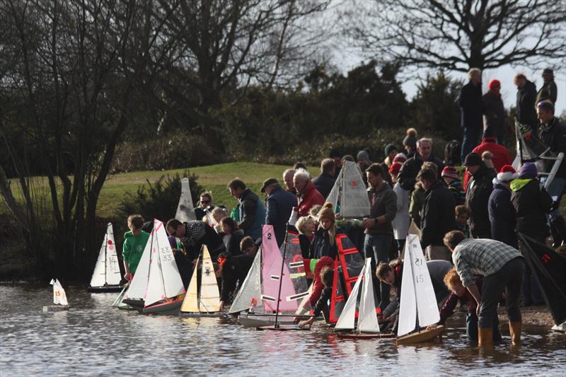 Setley Cup and Seahorse Trophy on Boxing Day 2017 photo copyright Doug Rogerson taken at  and featuring the Model Yachting class