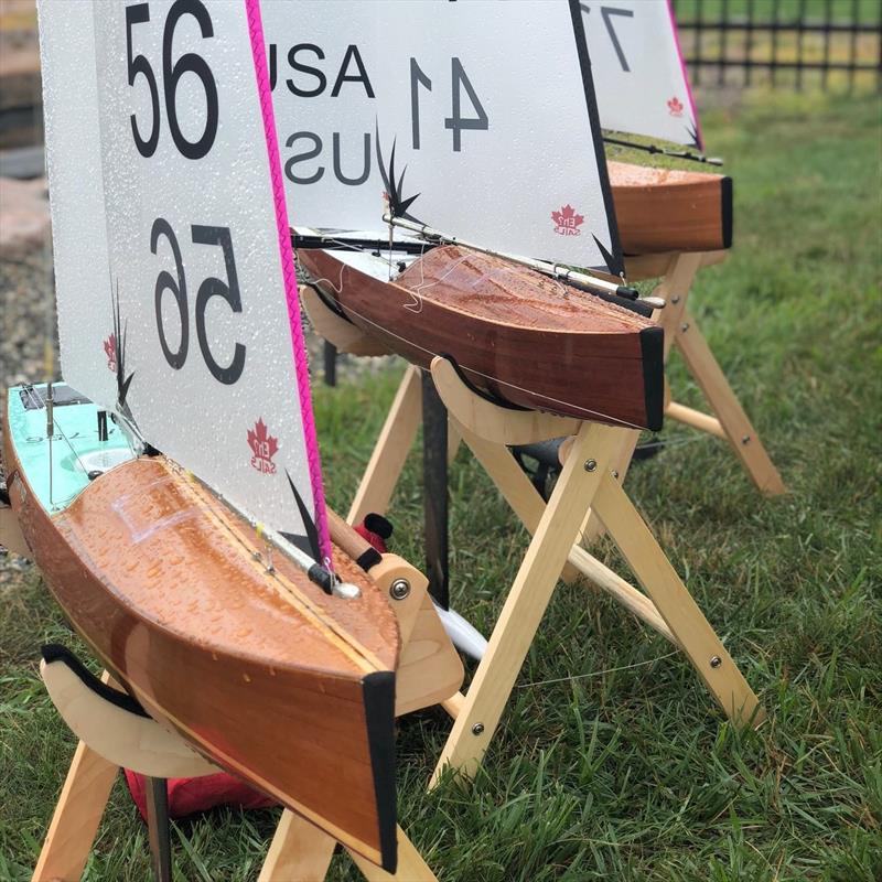 Redefining the term `dinghy park` photo copyright Winter Island Model Yacht Club taken at  and featuring the Model Yachting class