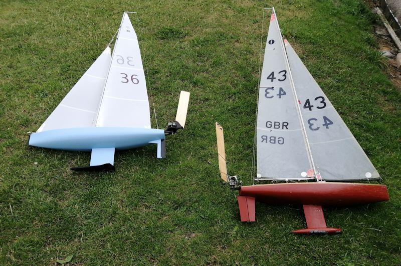 BVoats contesting the Woodhouse Trophy for Vane 36R model boats at Fleetwood photo copyright Tony Wilson taken at Fleetwood Model Yacht Club and featuring the Model Yachting class