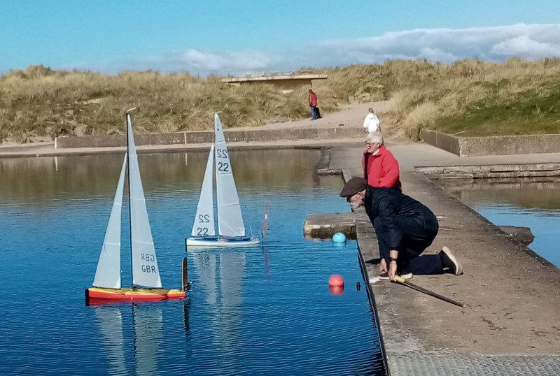 Topham Cup for 36R Vane boats at Fleetwood photo copyright Tony Wilson taken at Fleetwood Model Yacht Club and featuring the Model Yachting class