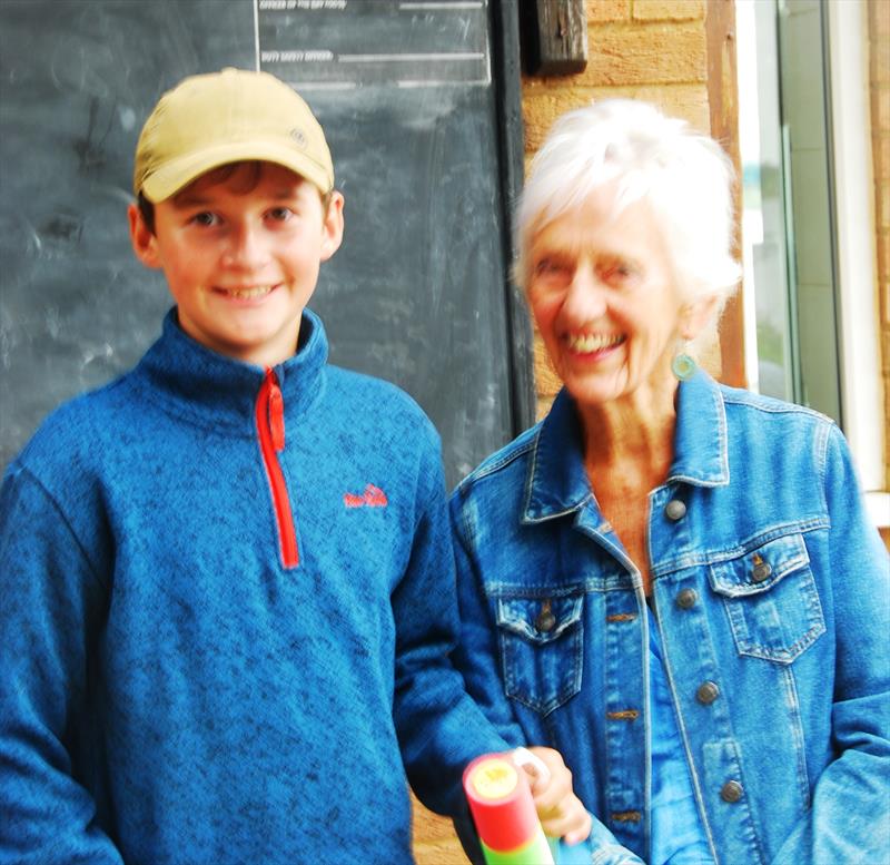 Elliott Mason finishes 3rd and and is 2nd Junior in the 2025 BOTTLE boat championship at Waldringfield Sailing Club photo copyright Roger Stollery taken at Waldringfield Sailing Club and featuring the Model Yachting class