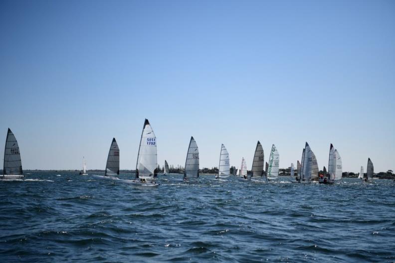 Mosquito Catamaran Victorian State Titles 2022 photo copyright Craig Sheperd taken at Altona Yacht Club and featuring the Mosquito class