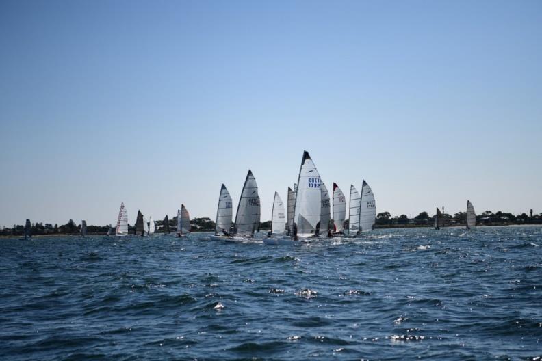 Mosquito Catamaran Victorian State Titles 2022 photo copyright Craig Sheperd taken at Altona Yacht Club and featuring the Mosquito class
