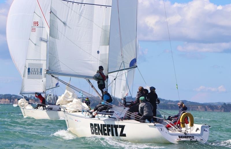 NZ Womens National Keelboat Championships - Day 1 - April 2019 photo copyright Andrew Delves taken at Royal New Zealand Yacht Squadron and featuring the MRX class