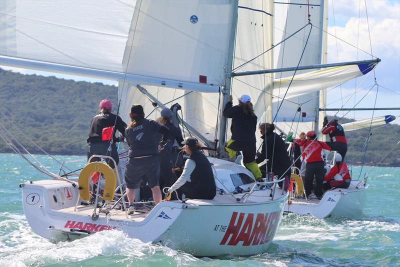 2019 NZ Women's National Keelboat Championships, April 2019 photo copyright Andrew Delves taken at Royal New Zealand Yacht Squadron and featuring the MRX class
