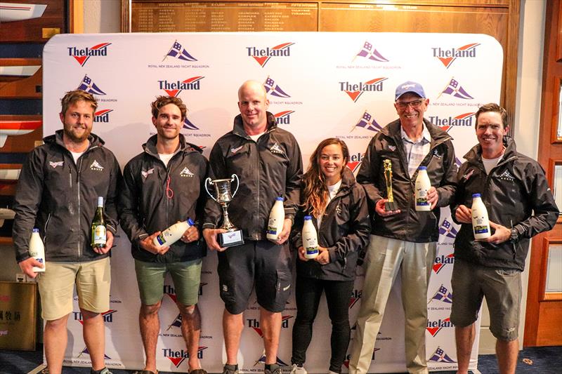 Theland Racing Team WINNERS - Theland NZ Open National Keelboat Championship  photo copyright Andrew Delves taken at Royal New Zealand Yacht Squadron and featuring the MRX class