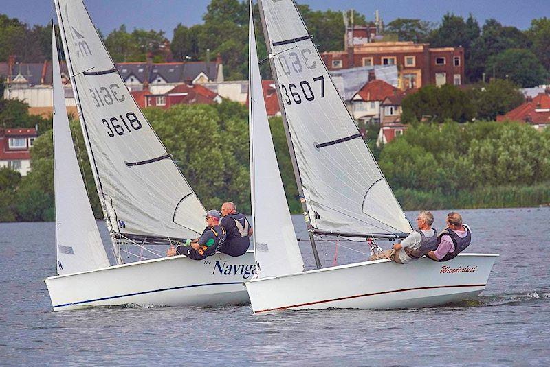The clean and sharp lines of the strictly one-design MR-X came about at a time when the core Merlin Rocket fleet was suffering from a troubled time photo copyright Rob O’Neill taken at Wembley Sailing Club and featuring the MRX class