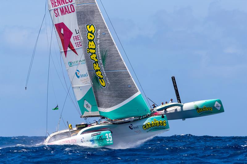 The Multi50 French Tech Caraïbos on day 1 at Les Voiles de Saint Barth Richard Mille - photo © Christophe Jouany 