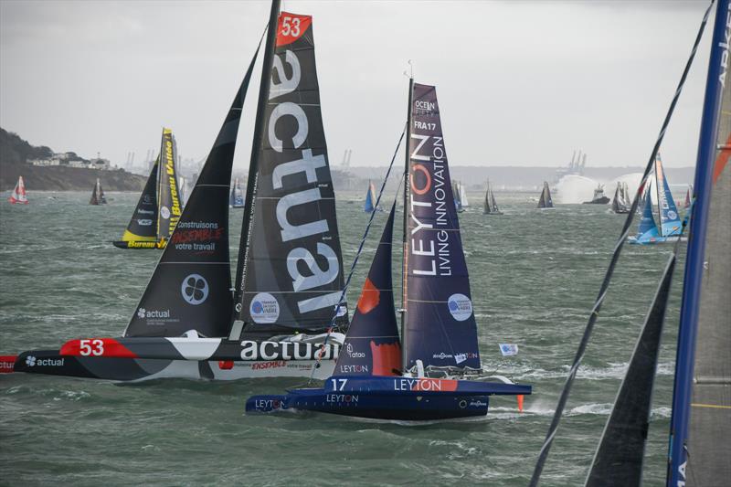 The Transat Jacques Vabre starts from Le Havre, France photo copyright Vincent Curutchet / Alea taken at  and featuring the Multi 50 class