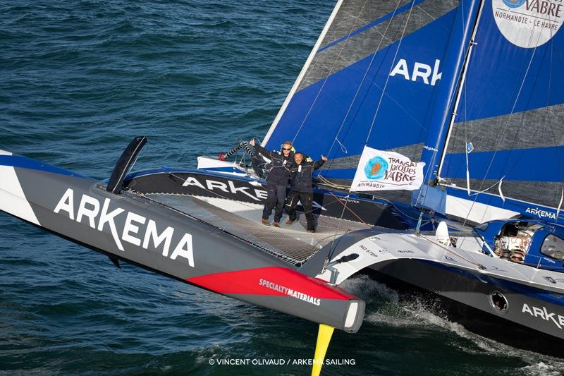 The Ocean Fifty Arkema 4 is expected this 24 November in Fort de France photo copyright Vincent Olivaud / Arkema Sport taken at  and featuring the Multi 50 class