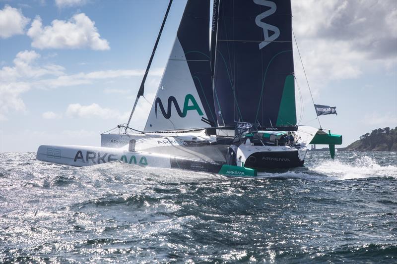 Arkema Sport at Pro Sailing Tour Episode 2 photo copyright Vincent Olivaud / Arkema Sport taken at  and featuring the Multi 50 class